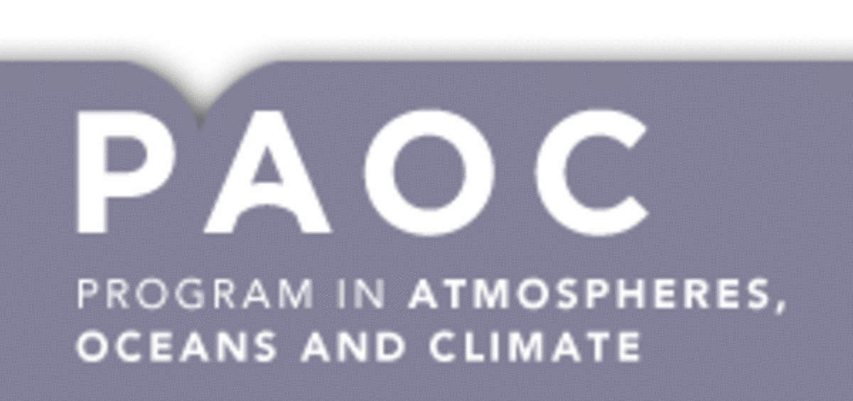 MIT Program in Atmospheres, Oceans and Climate